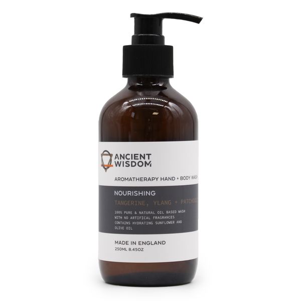 Aromaterapeutický Sprchový Gel na Ruce a Tělo - Tangerinka, Ylang & Patchouli 250ml