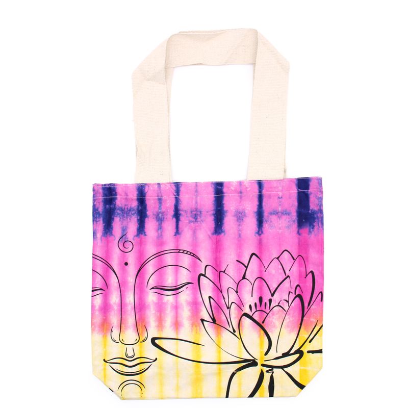 Bavlněná Taška (6oz) - 38x42x12cm - Vícebarevná - Přírodní Popruhy