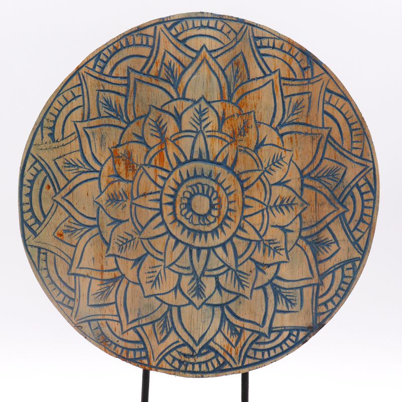 Buddha Feng Shui Set - Květ Mandala - Modrá