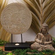 Buddha Feng Shui Set - Klasická Mandala - Natural