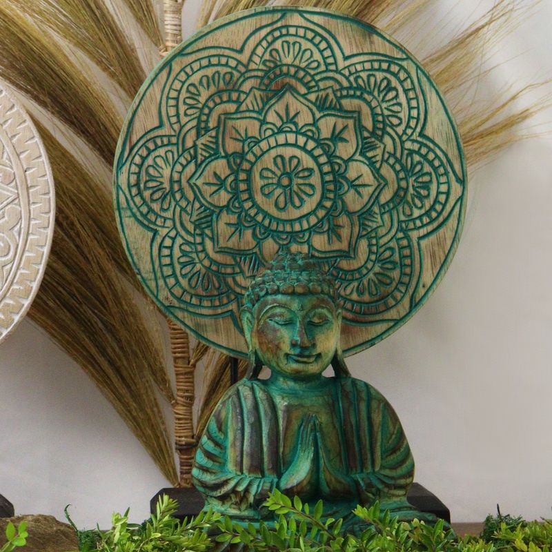 Buddha Feng Shui Set - Buddha Uzel - Zelená