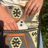 Kilim Festivalová Taška - Světle Šedá
