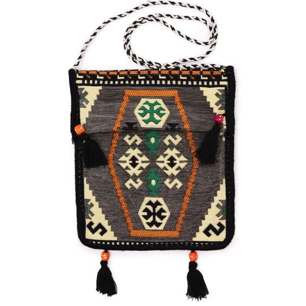 Kilim Festivalová Taška - Světle Šedá