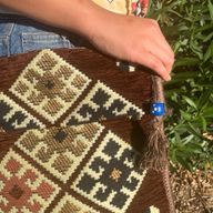 Kilim Festivalová Taška - Čokoládová