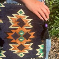 Kilim Festivalová Taška - Tmavě Modrá
