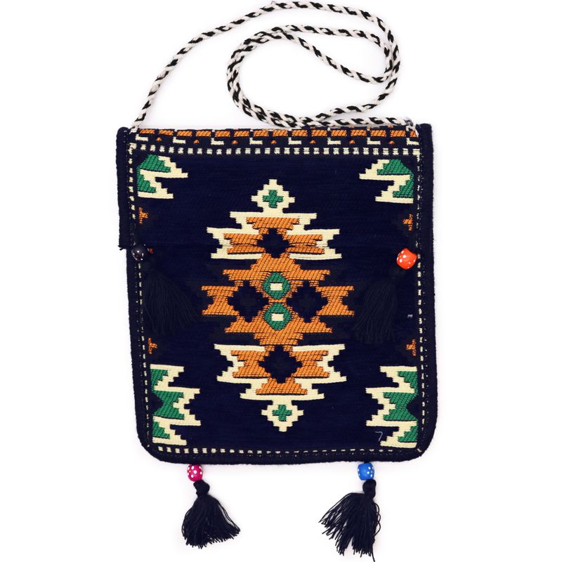 Kilim Festivalová Taška - Tmavě Modrá