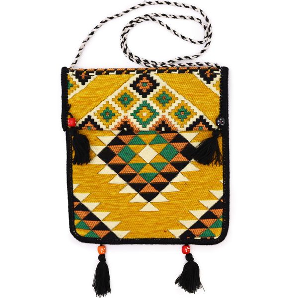 Kilim Festivalová Taška - Žlutá