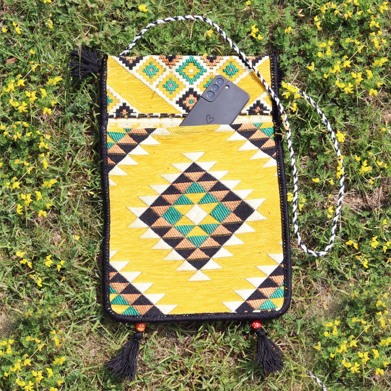 Kilim Festivalová Taška - Žlutá