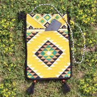 Kilim Festivalová Taška - Žlutá