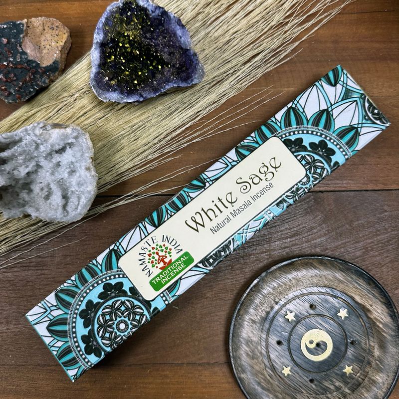 Vonné Tyčinky Namaste Mandala Masala - Bílá Šalvěj