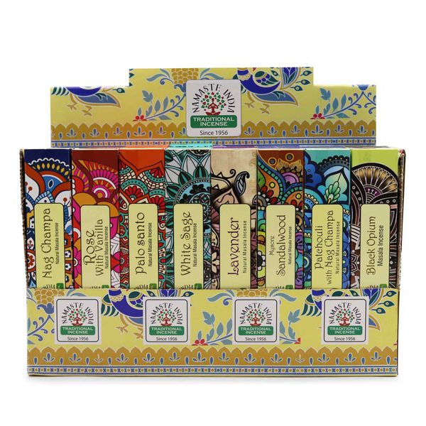 Vonné Tyčinky Namaste Mandala Masala - Startovací Balíček (6x8 Vůní)