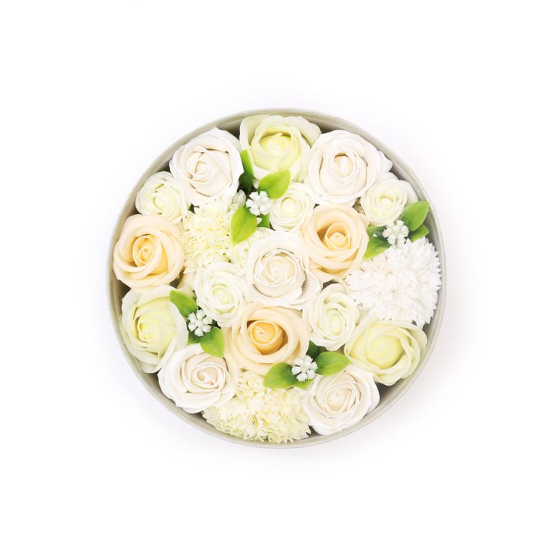Kulatý Box - Svatba - Bílý a Ivory