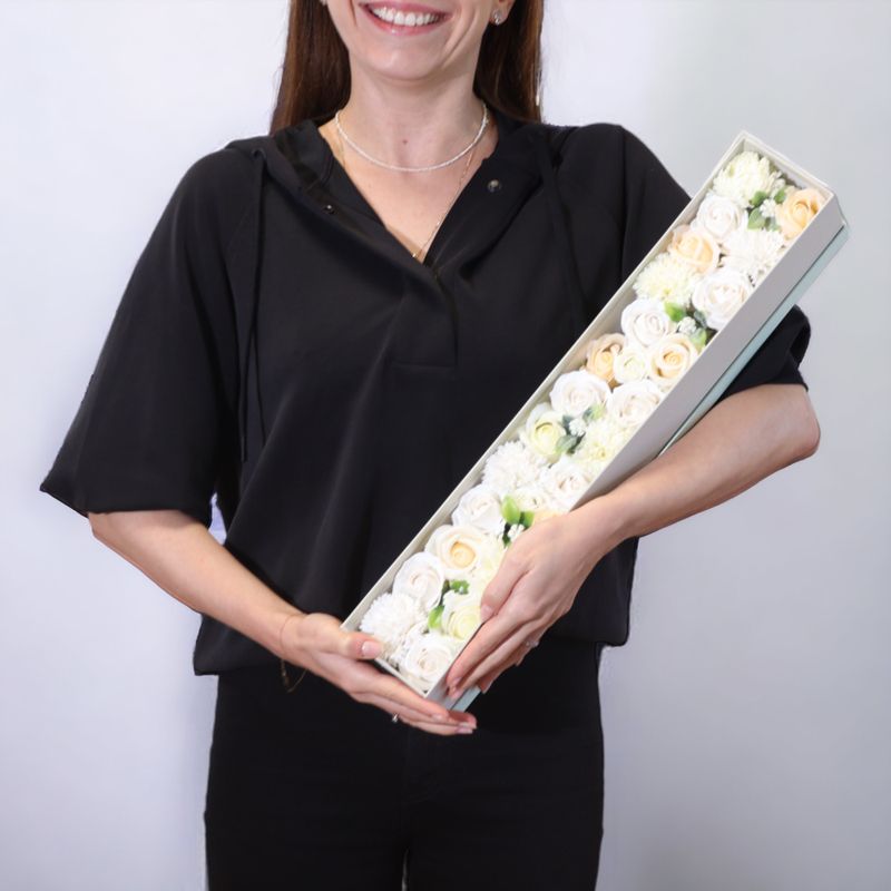 Extra Dlouhý Box - Svatba - Bílý a Ivory