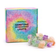 LED Světelný Řetěz s Drahými Kameny - Mix Kamenů