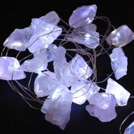 LED Světelný Řetěz s Drahými Kameny - Křemen