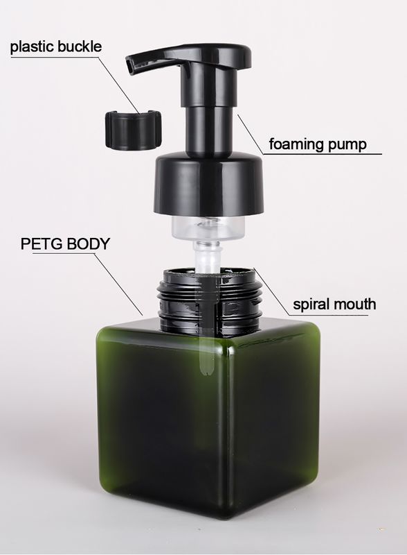 Láhev s Dávkovačem Pěty na Opakované Použití, Kostka - 250ml