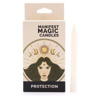 Esoterické Magické Svíčky (balení 12 kusů) - Ivory