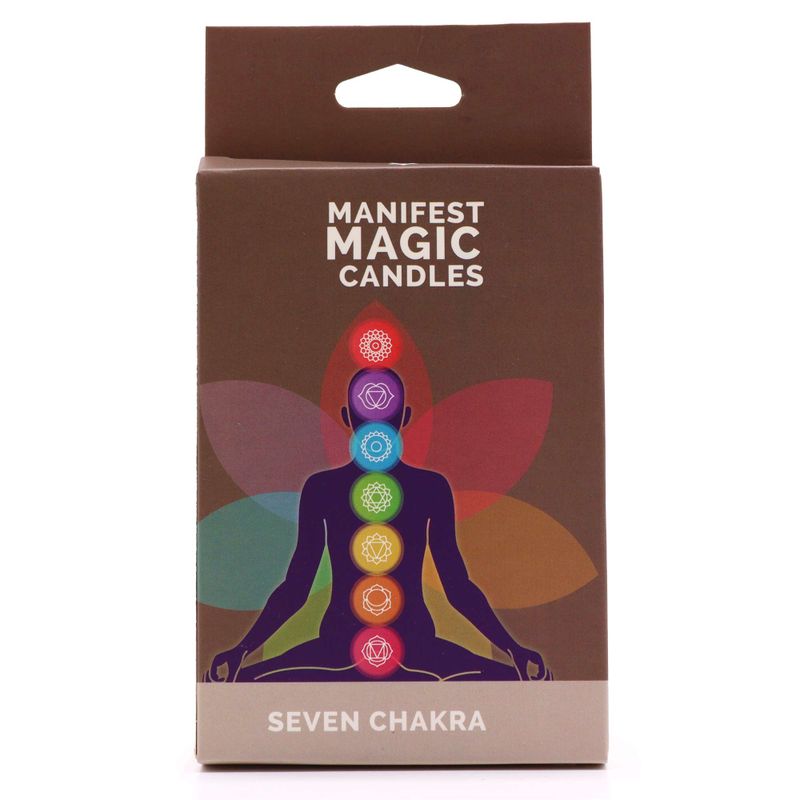 Esoterické Magické Svíčky (balení 7 kusů) - 7 Čaker