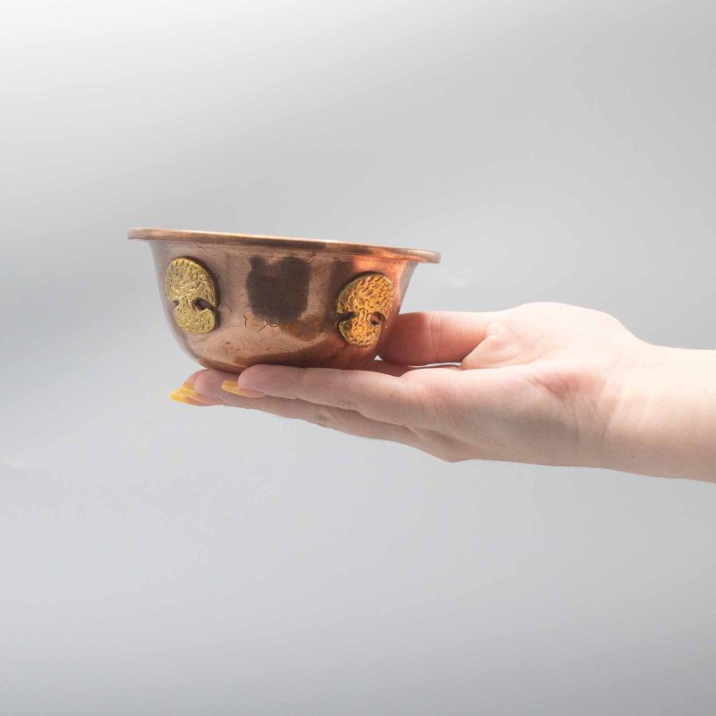 Měděná Rituální Miska - Strom Života 12x5cm