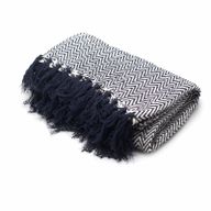Boho Komfort Přehoz 125x150cm - Námořnický ZigZag