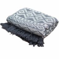 Boho Komfort Přehoz 125x150cm - Šedá Geometrie