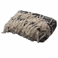 Boho Komfort Přehoz 125x150cm - Černé a Béžové Regentství