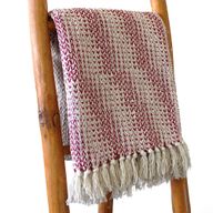 Boho Komfort Přehoz 125x150cm - Dvoubarevný Rubín