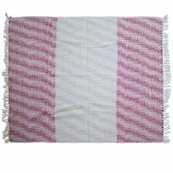 Boho Komfort Přehoz 125x150cm - Dvoubarevný Rubín