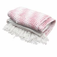 Boho Komfort Přehoz 125x150cm - Dvoubarevný Rubín