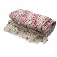 Boho Komfort Přehoz 125x150cm - Dvoubarevný Rubín