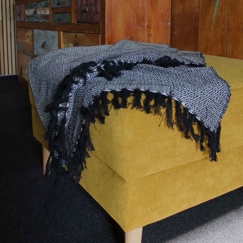 Boho Komfort Přehoz 125x150cm - Uhlový