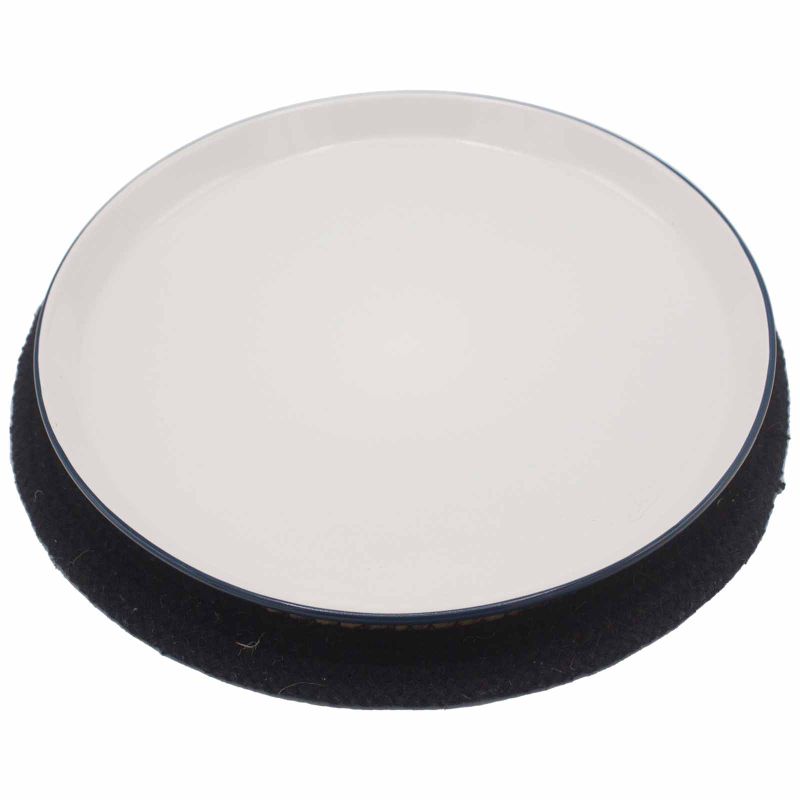Přírodní Prostírání - Juta & Bavlna 30cm - Černý Okraj