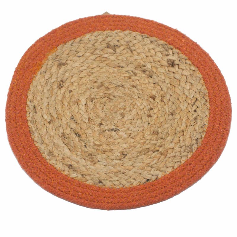 Přírodní Prostírání - Juta & Bavlna 30cm - Jílový Okraj