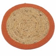 Přírodní Prostírání - Juta & Bavlna 30cm - Jílový Okraj