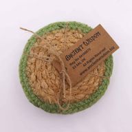 Přírodní Tácek - Juta & Bavlna 10cm (set 4) - Olivový Okraj