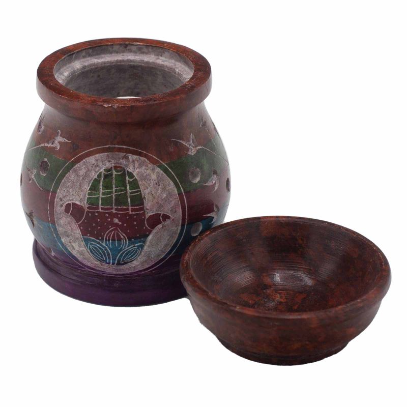 Mastková Aroma Lampa 10cm - Hamsa - 5 Barev