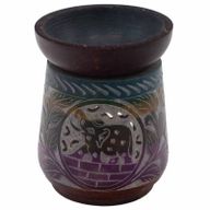 Velká Mastková Aroma Lampa 13x10cm - Slon - 5 Barev