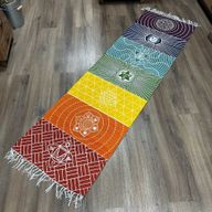 Yóga Podložka ze 100% Bavlny - 60x200cm - 7 Čaker