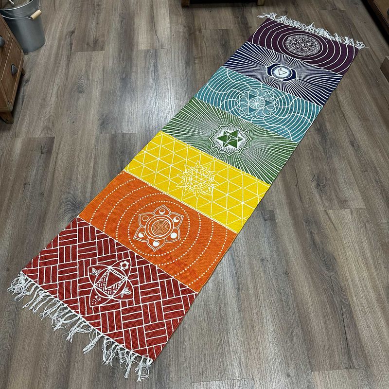 Yóga Podložka ze 100% Bavlny - 60x200cm - 7 Čaker
