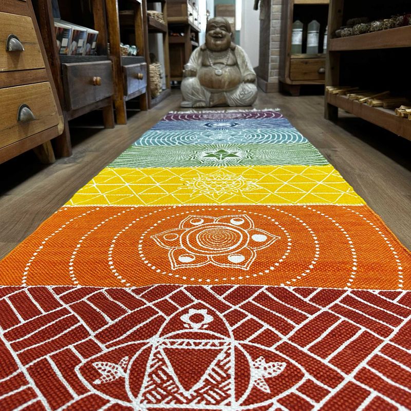 Yóga Podložka ze 100% Bavlny - 60x200cm - 7 Čaker