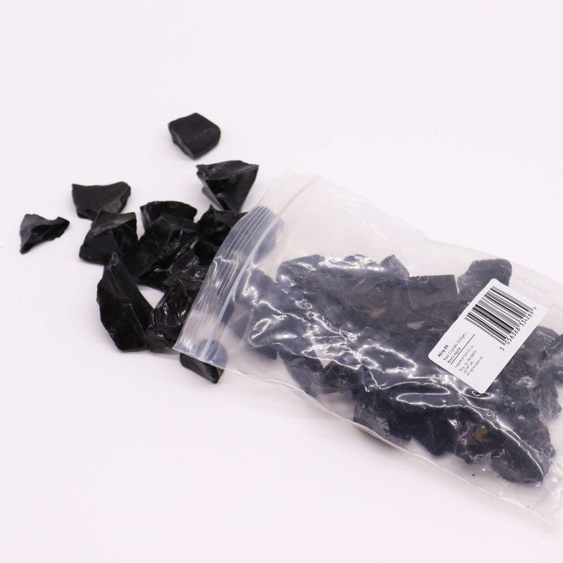 Surové Krystaly (500gm) - Černý Obsidian