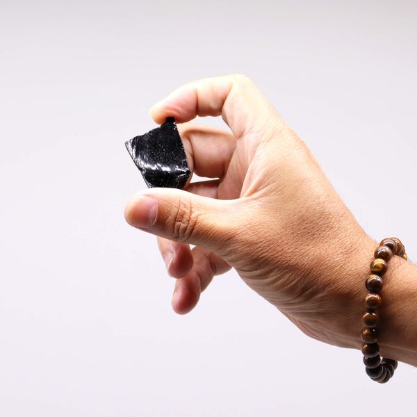 Surové Krystaly (500gm) - Černý Obsidian