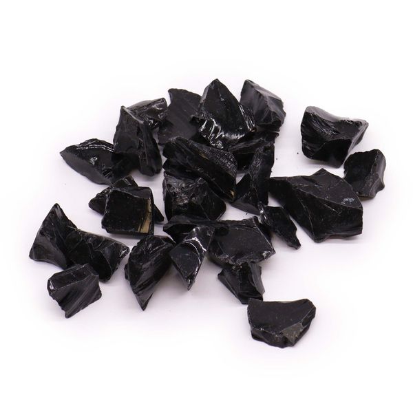 Surové Krystaly (500gm) - Černý Obsidian