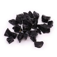 Surové Krystaly (500gm) - Černý Obsidian