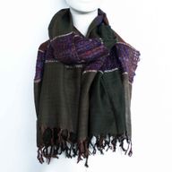 Velké Indické Boho Šátky - 75x180cm - Náhodné Modré