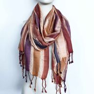 Velké Indické Boho Šátky - 75x180cm - Náhodné Zelené