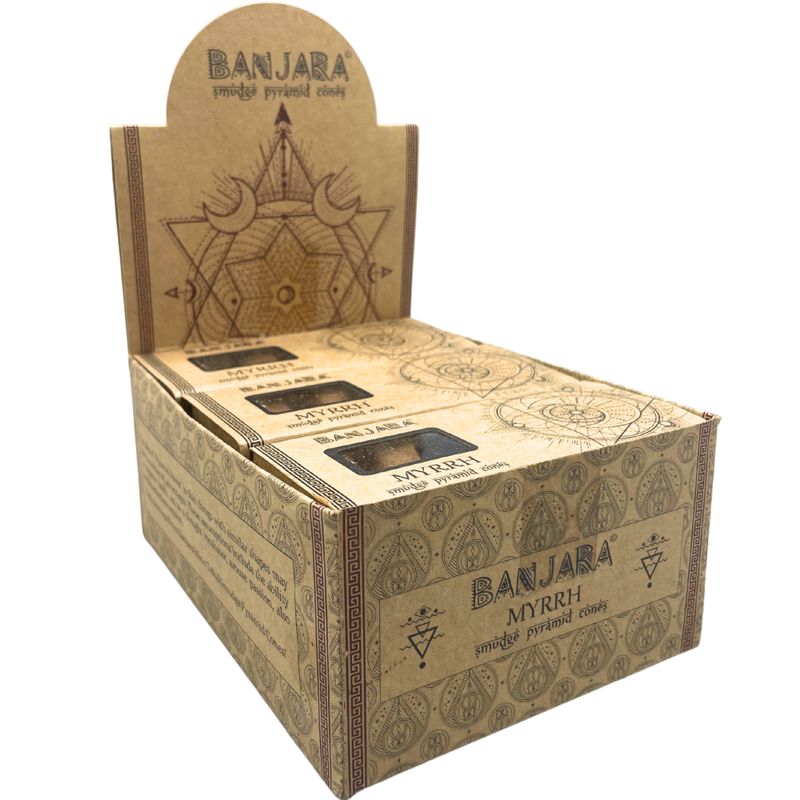 Banjara Pyramidové Kadidlo - Myrha