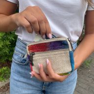 Tie Dye Konopná Čtvercová Taška