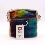 Tie Dye Konopná Taška se Zipem