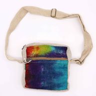 Tie Dye Konopná Taška se Zipem
